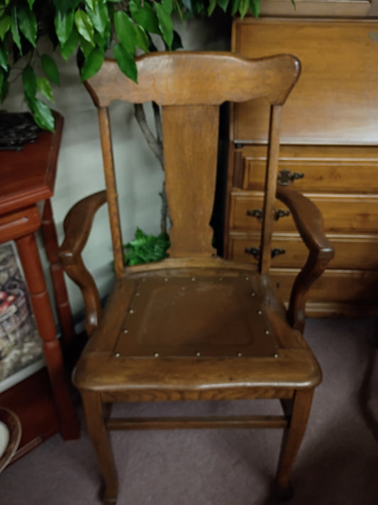 Tiger Oak Arm Chair