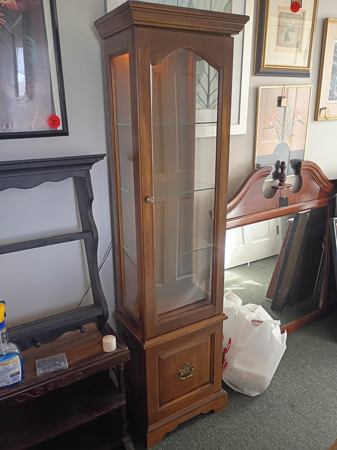 Lighted Curio Cabinet