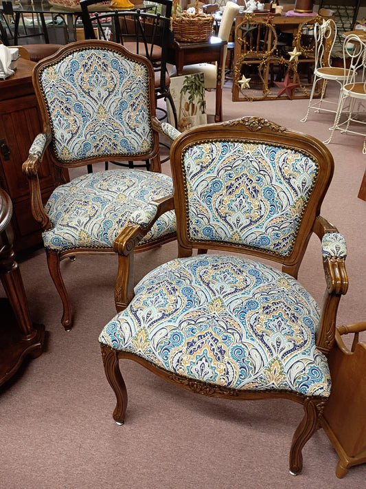 Patterened Accent Chair
