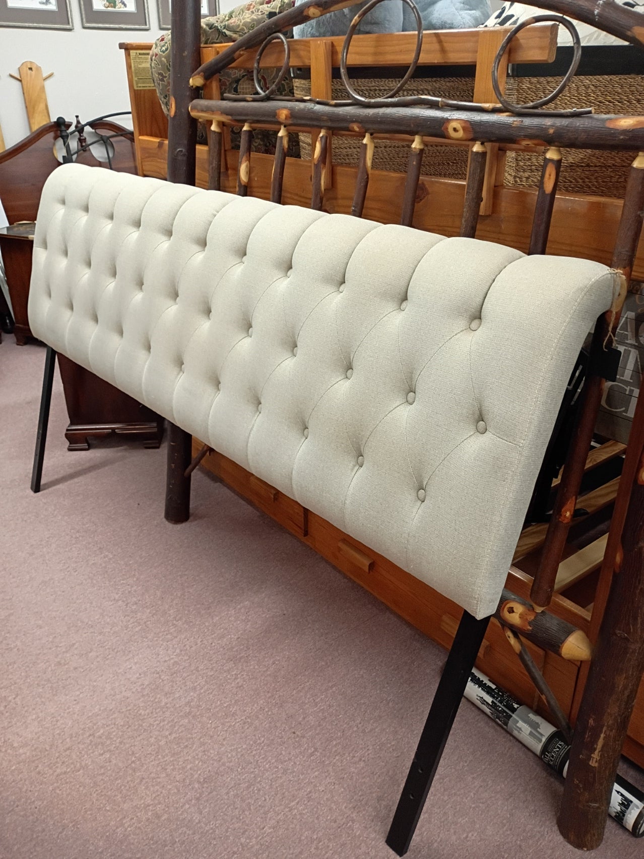 King Sze Upholstered Headboard