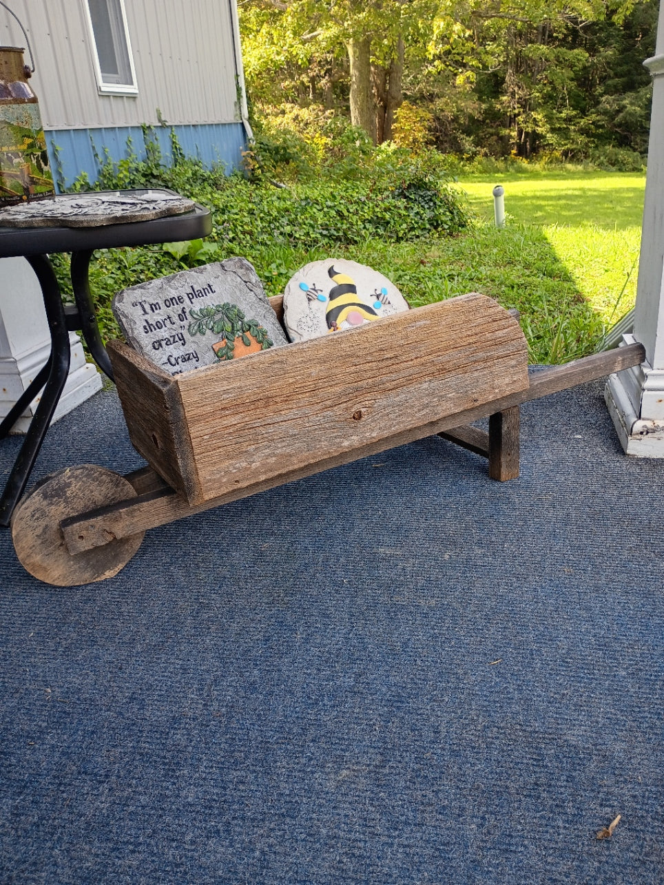 Rustic, Decorative Wheelbarrow