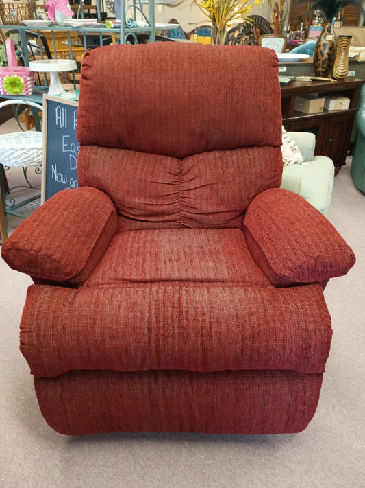 Large, Red Recliner