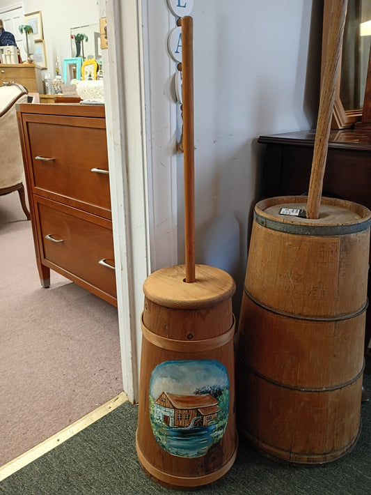 Painted Butter Churn