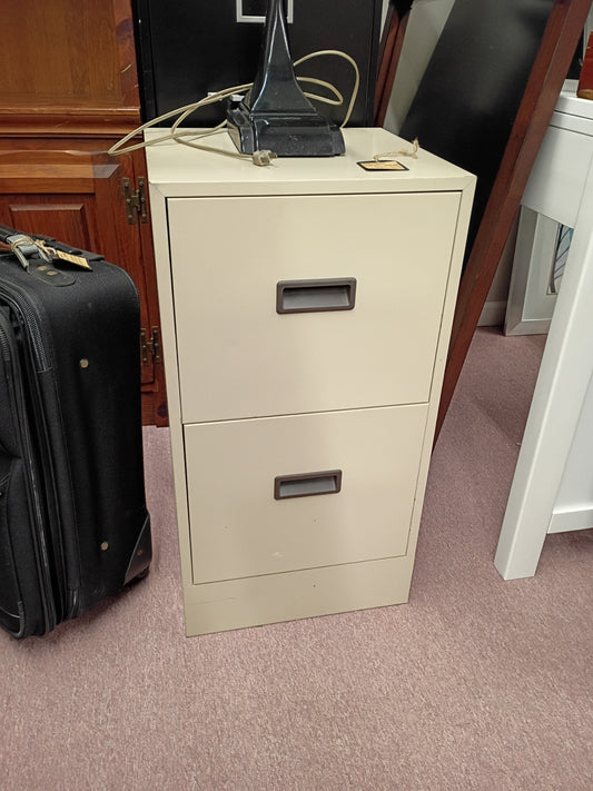 Metal 2-Drawer Filing Cabinet