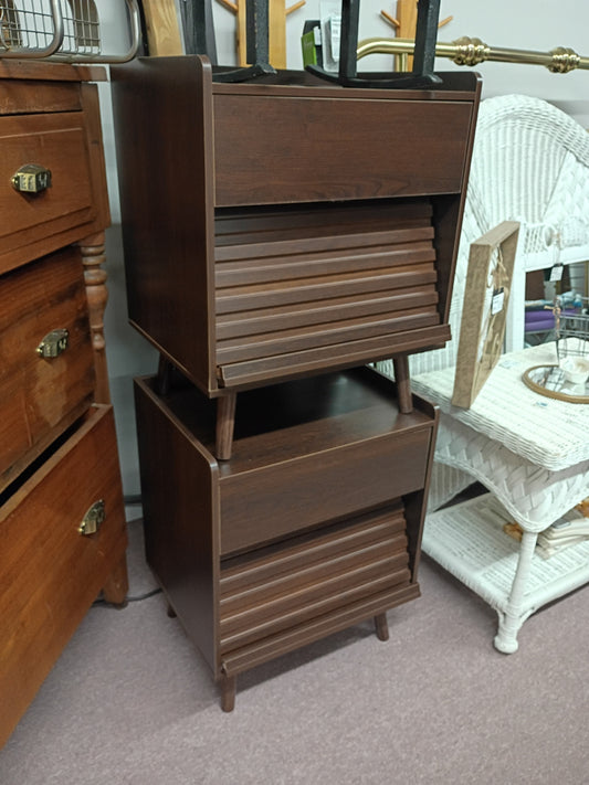 Pair MCM Style Nightstands