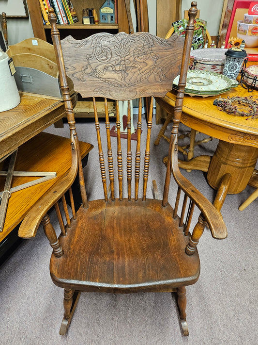 Wooden Vintage Rocking Chair