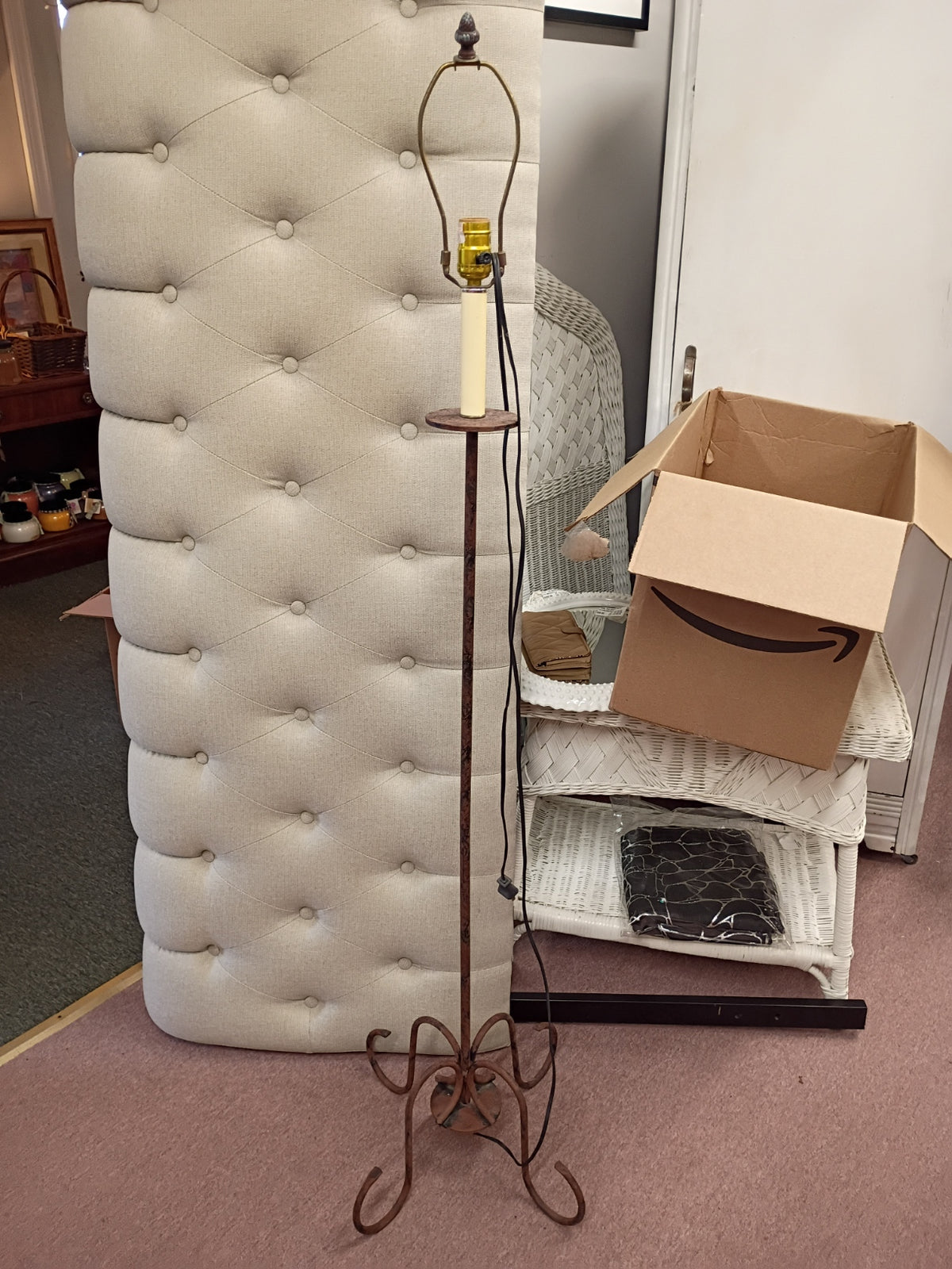 Metal Floor Lamp NO SHADE