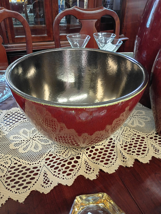 Large Red Bowl