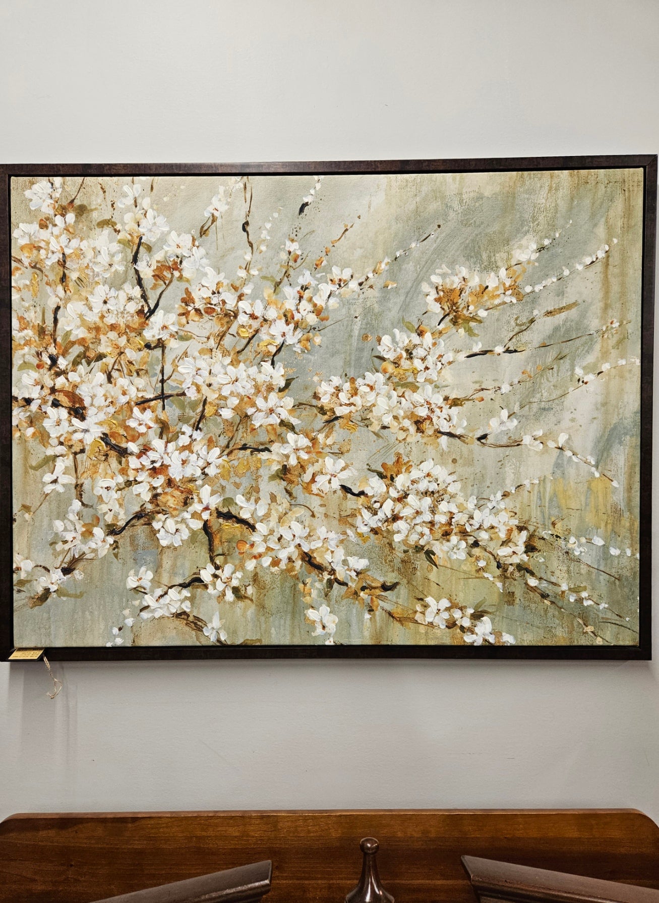 Cherry Blossoms in Floating Frame