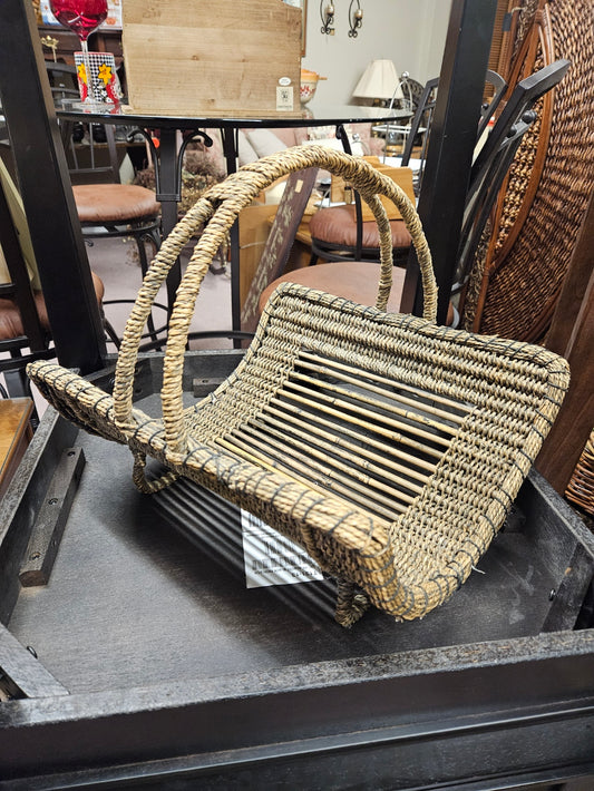 Wicker Log Holder