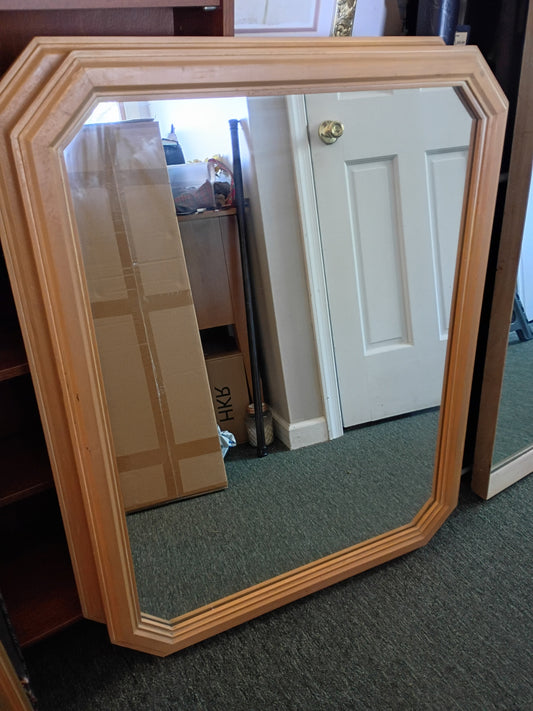 Mirror w/ Blonde Frame