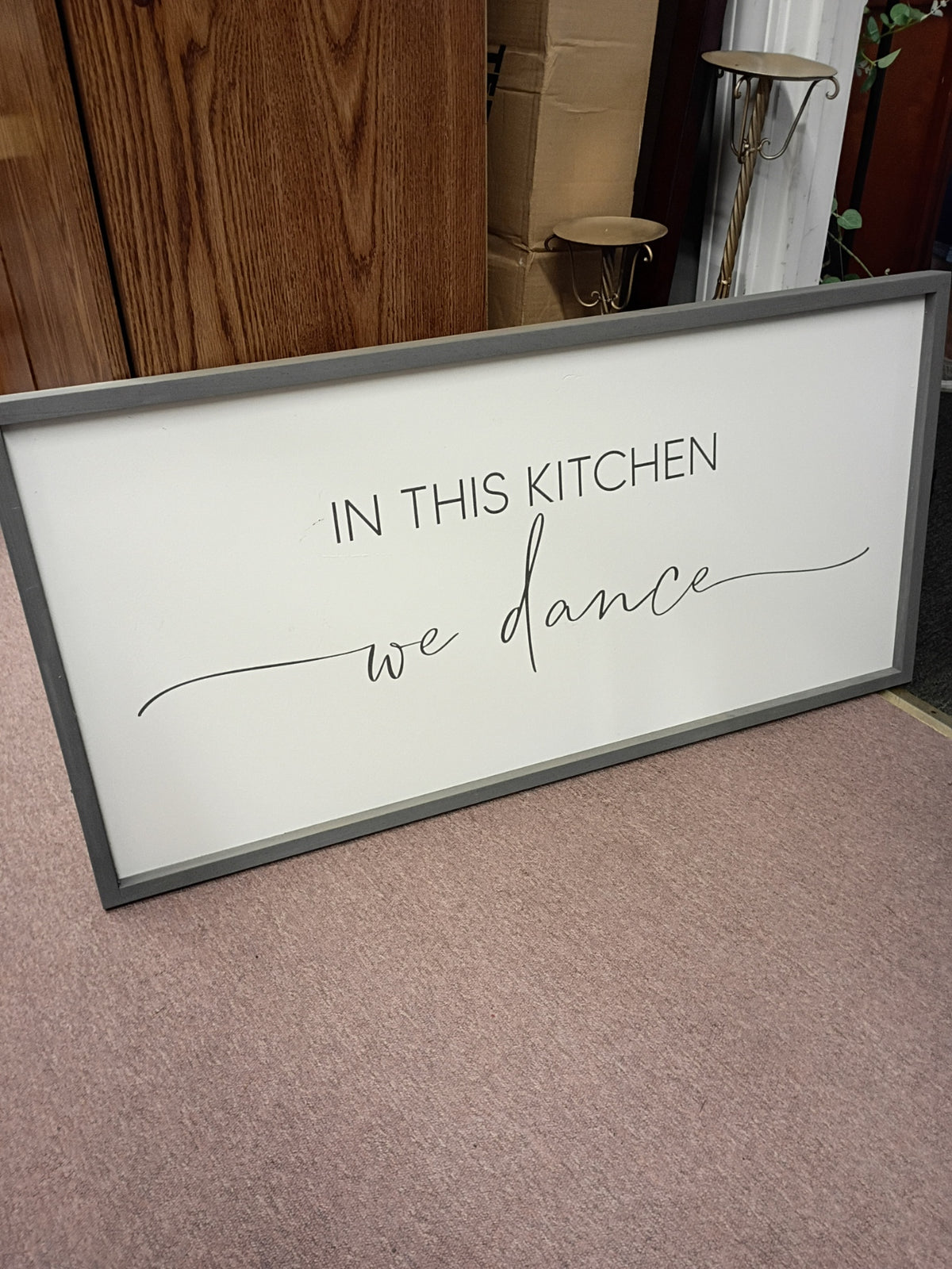 "In This Kitchen" Sign