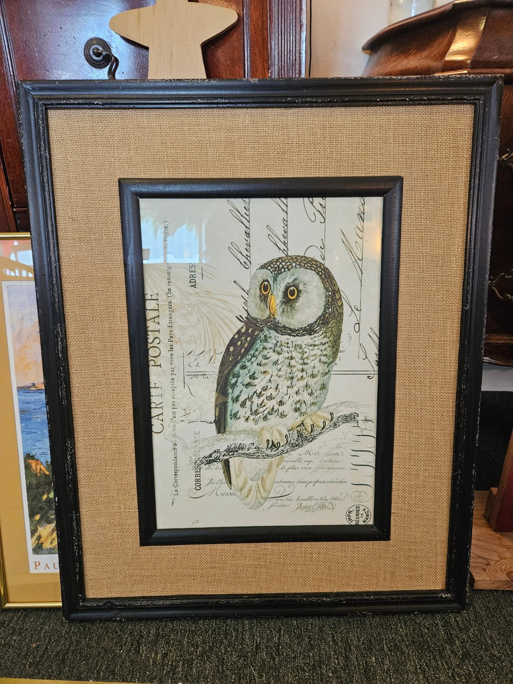 Framed Owl Print