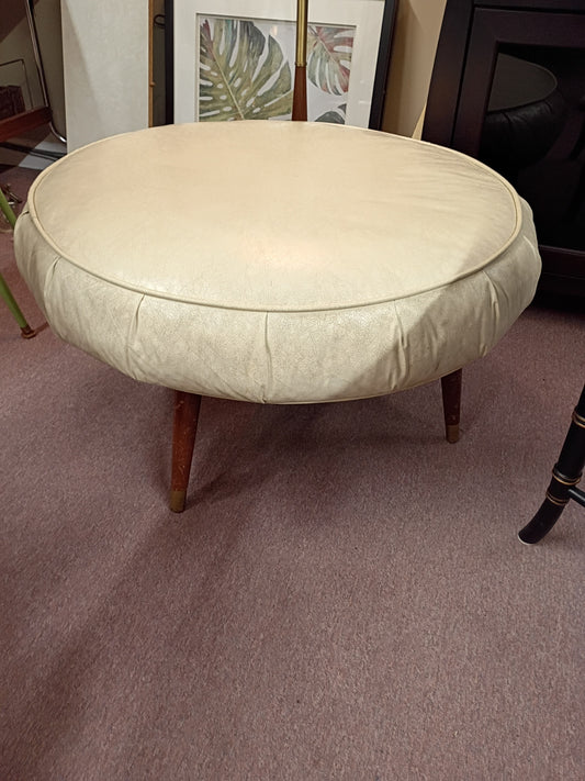 Round, Vintage Ottoman
