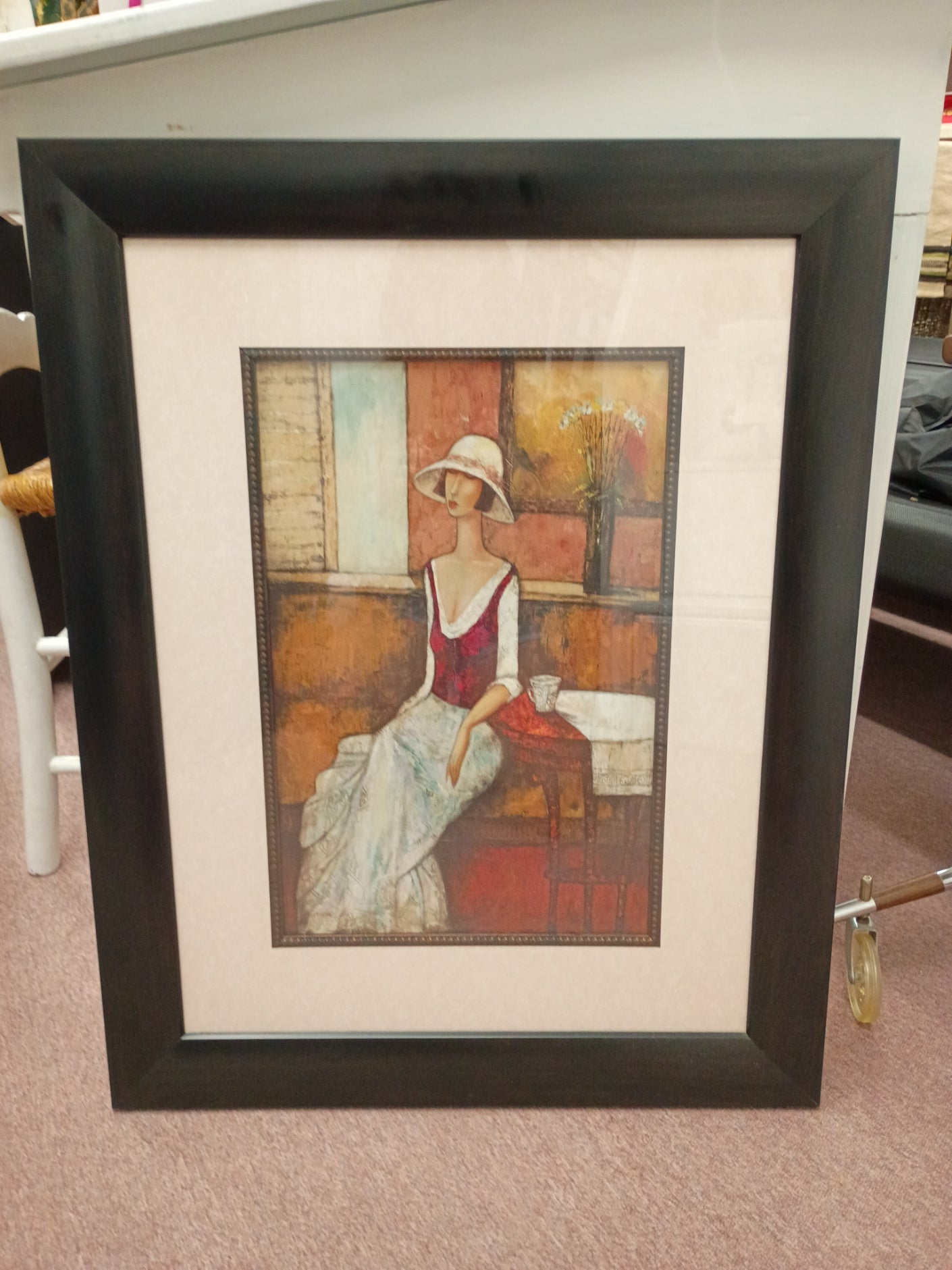 Framed "Le Cafe Rouge" Print