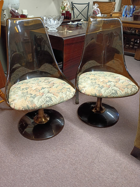 Pair of Mid-Century Modern, Lucite Chairs