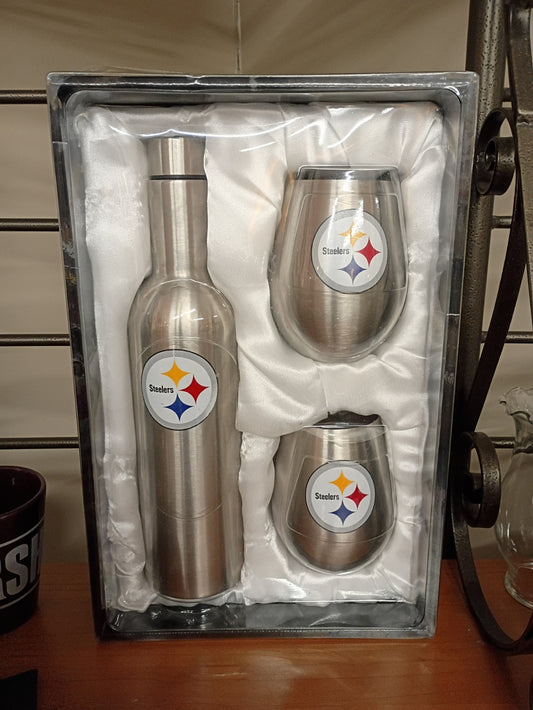 New-In-Box Steelers Stainless Set