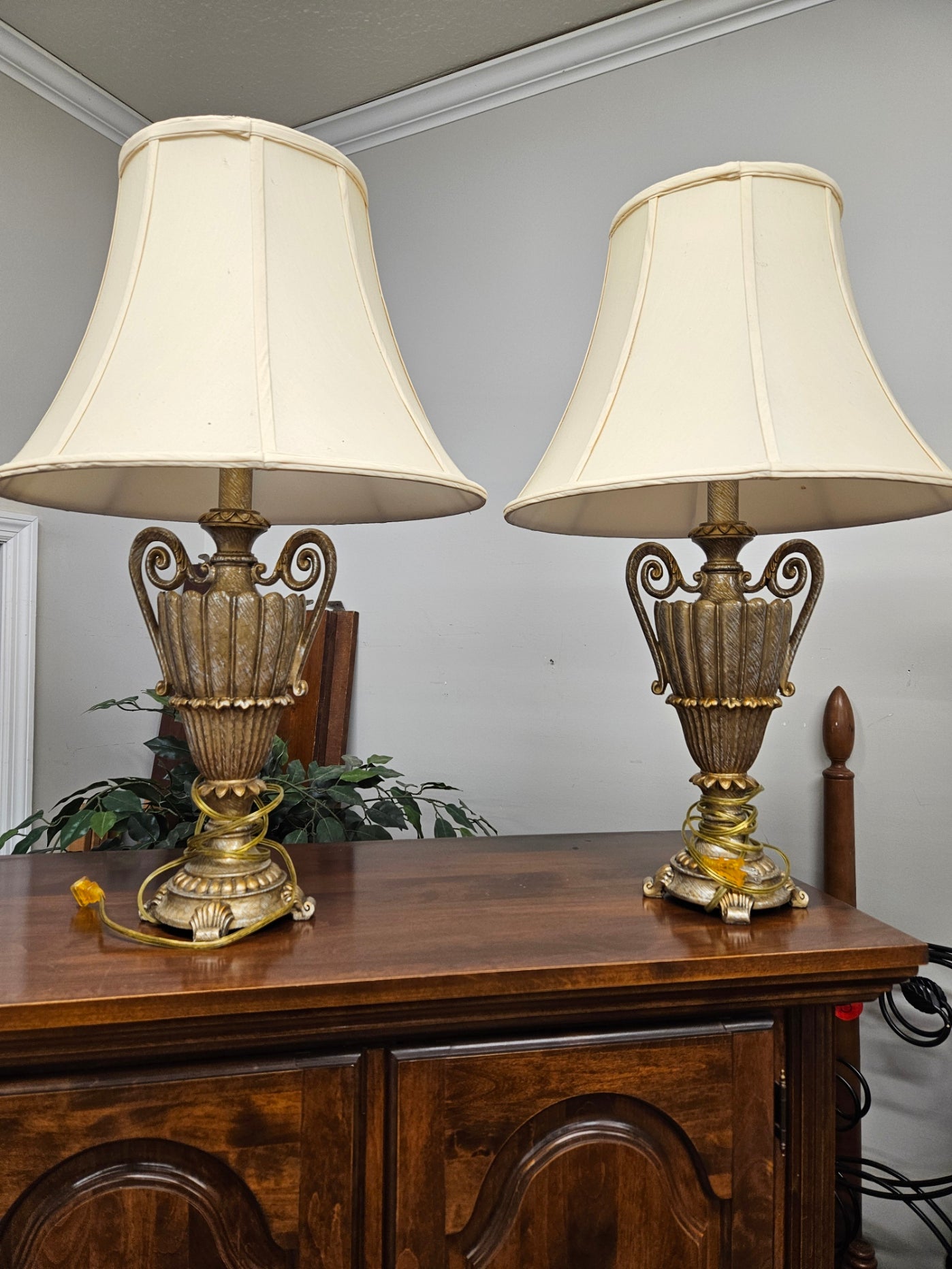 Pair of Urn Lamps