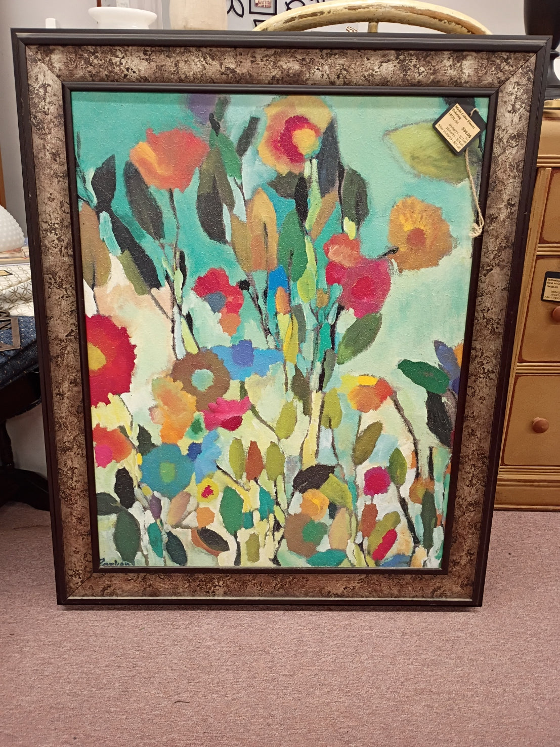 Multi-Color Floral Painting