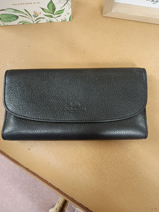 Coach Pebble Leather Wallet