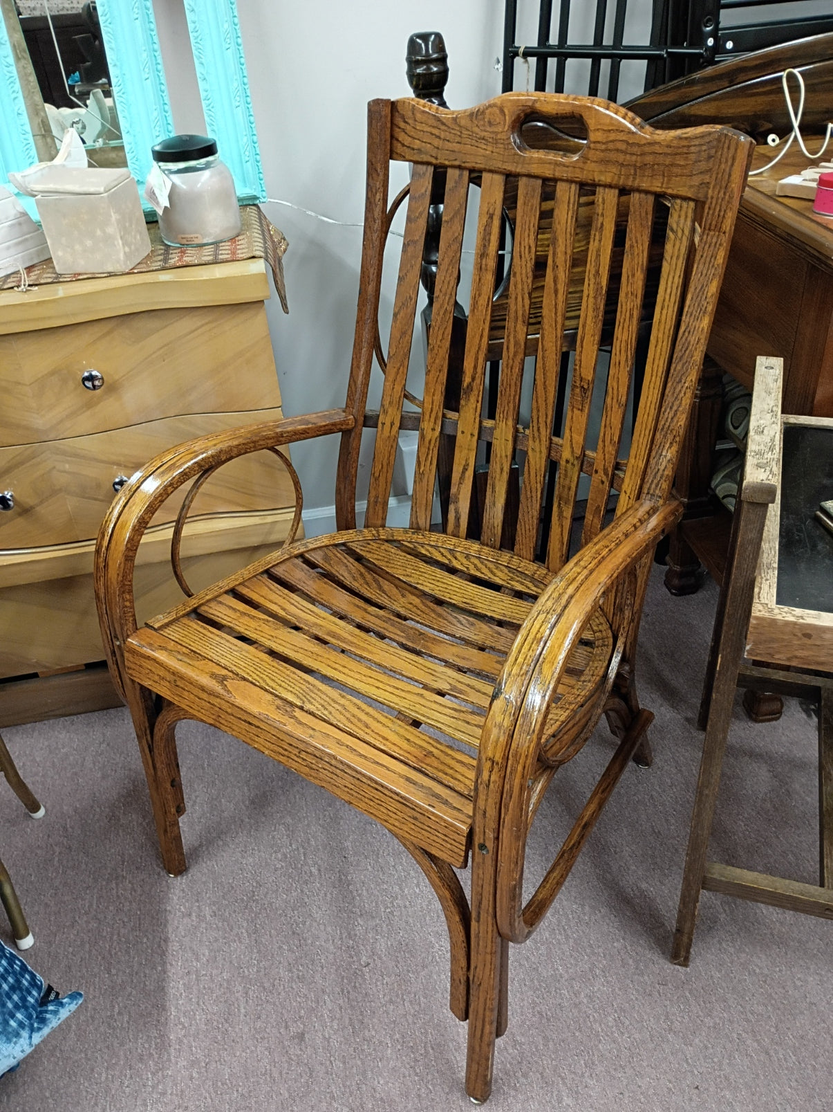 Bent Oak Chair
