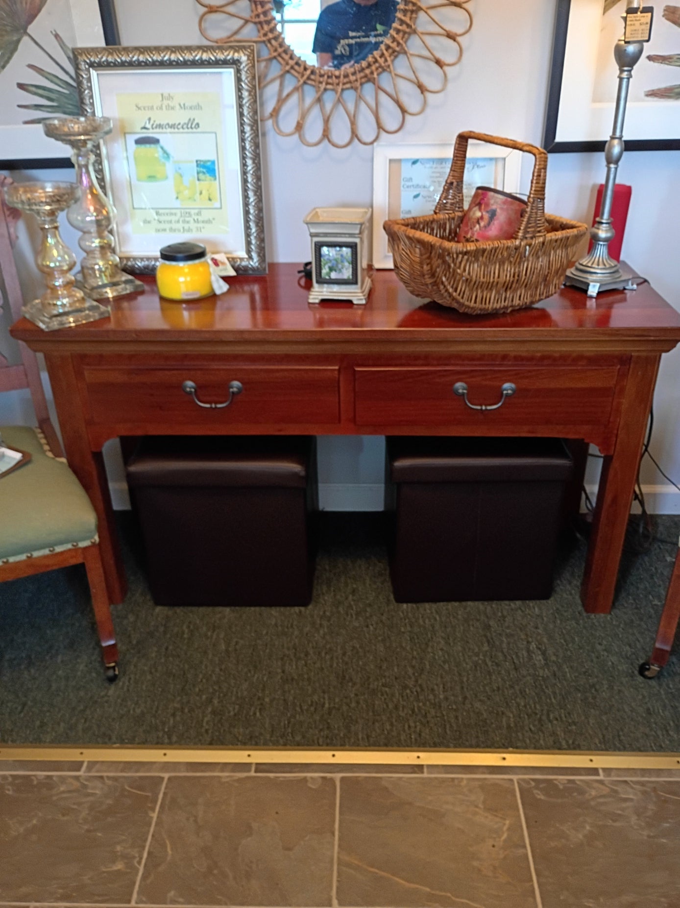 Cherry Console Table