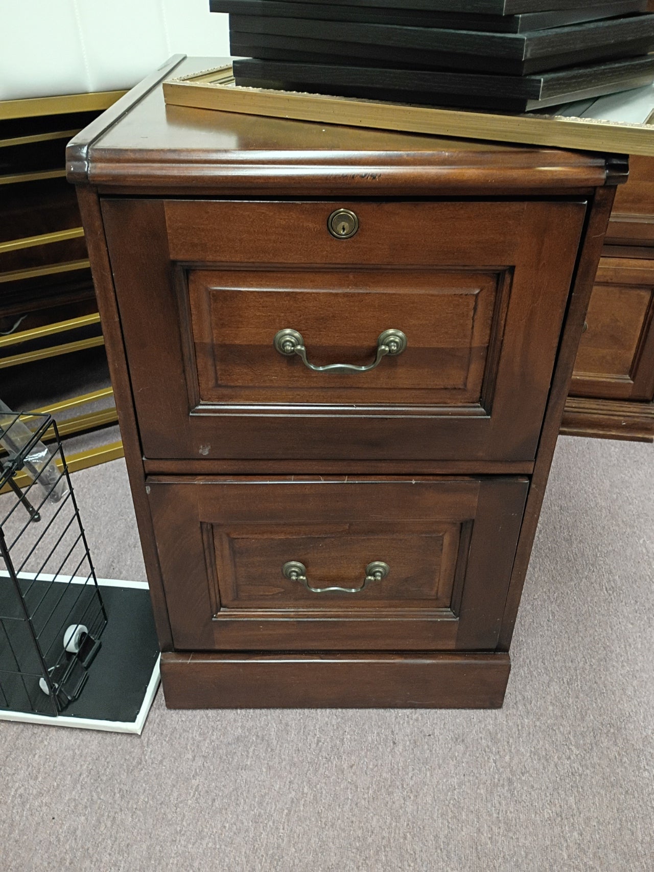 Wood Filing Cabinet
