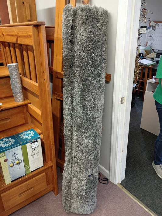 5' x 7' Gray Shag Rug