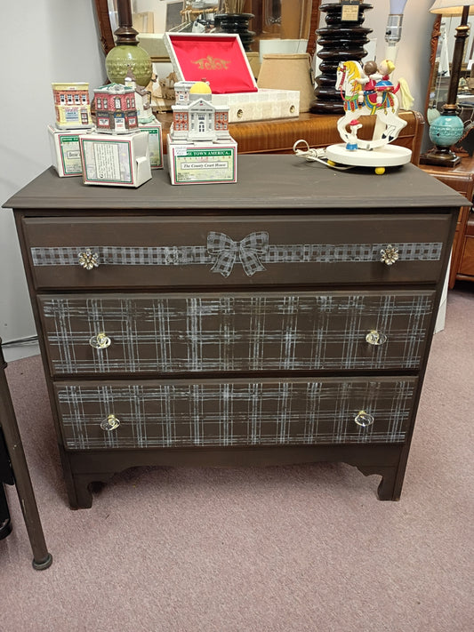 Refinished 3-Drawer Dresser