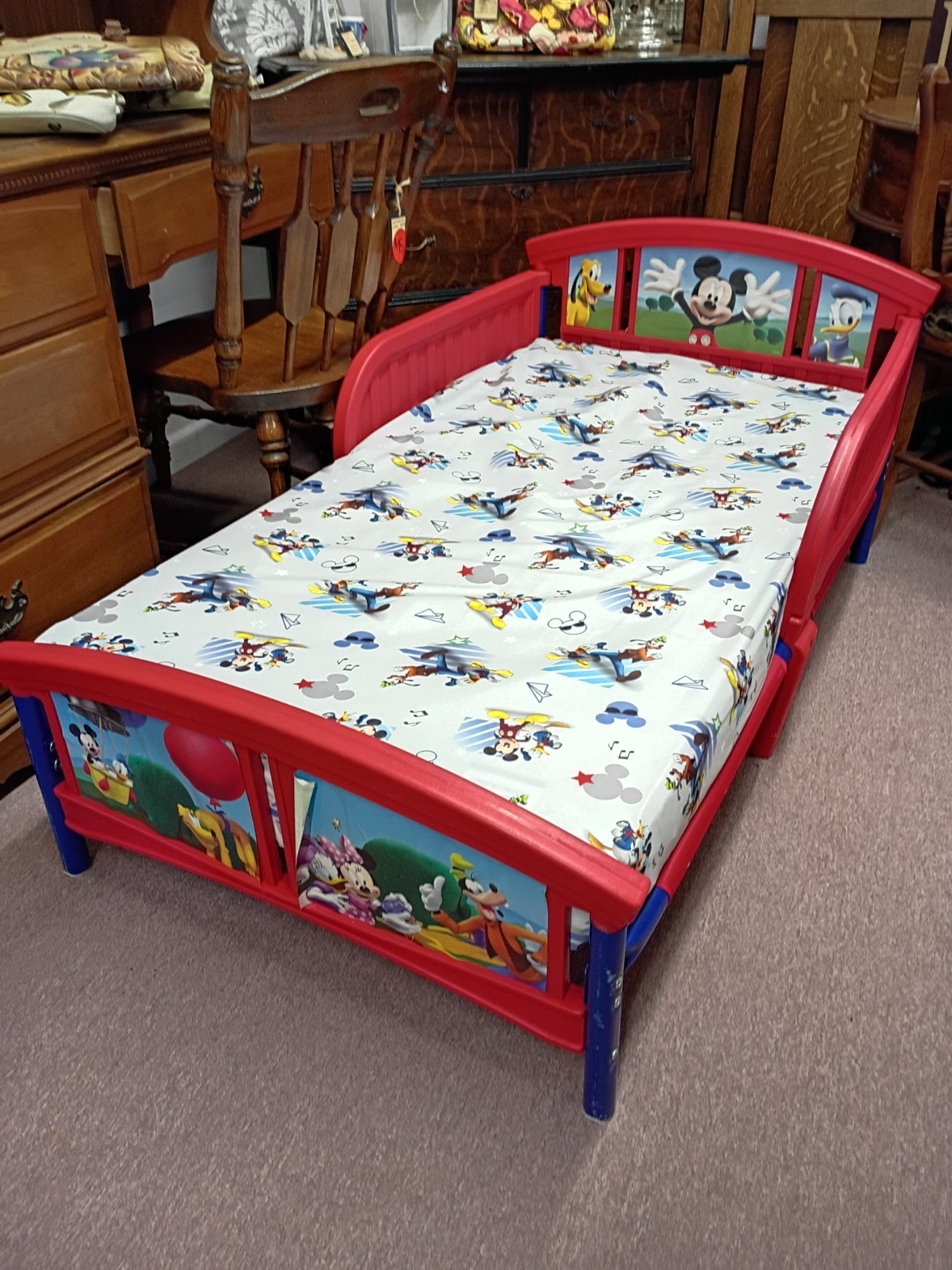 Mickey Mouse Toddler Bed