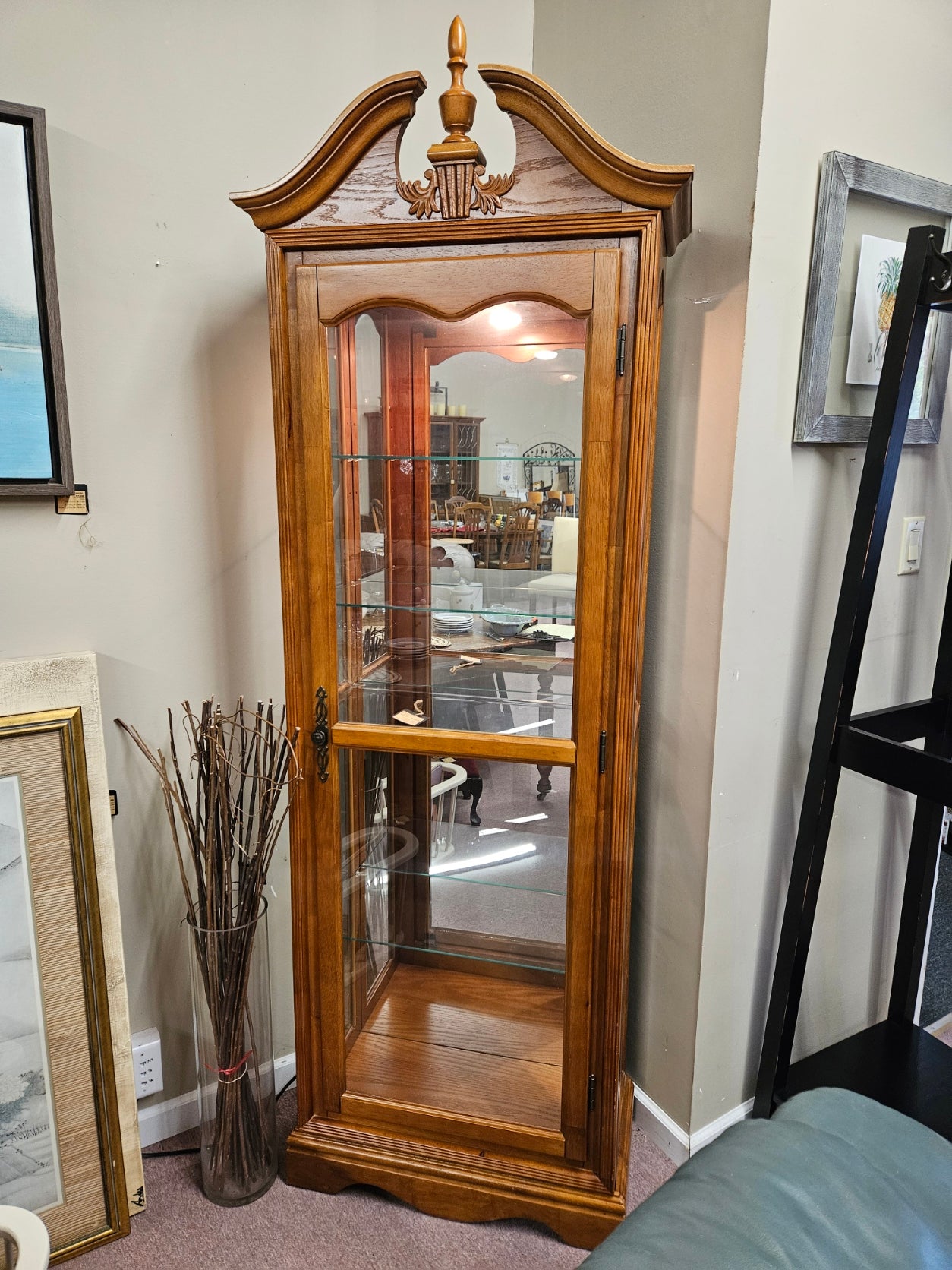 Lighted Curio Cabinet