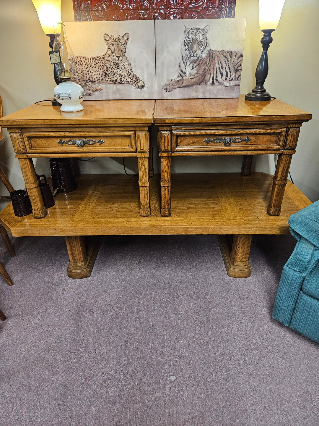 Coffee Table and End Tables Set