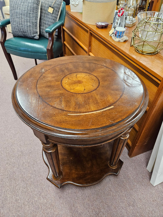 Small, Round Side Table