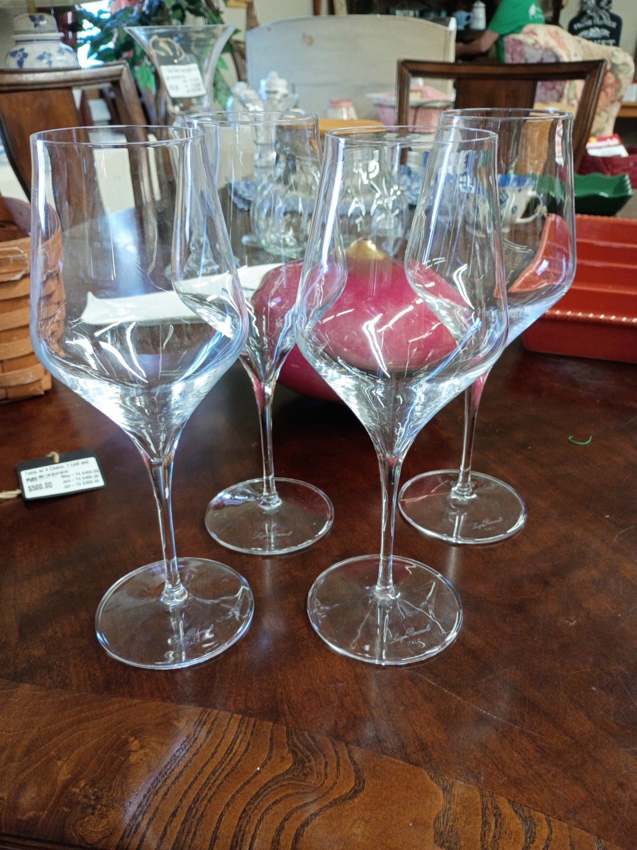 Set of 4 Luigi Bormioli Glasses