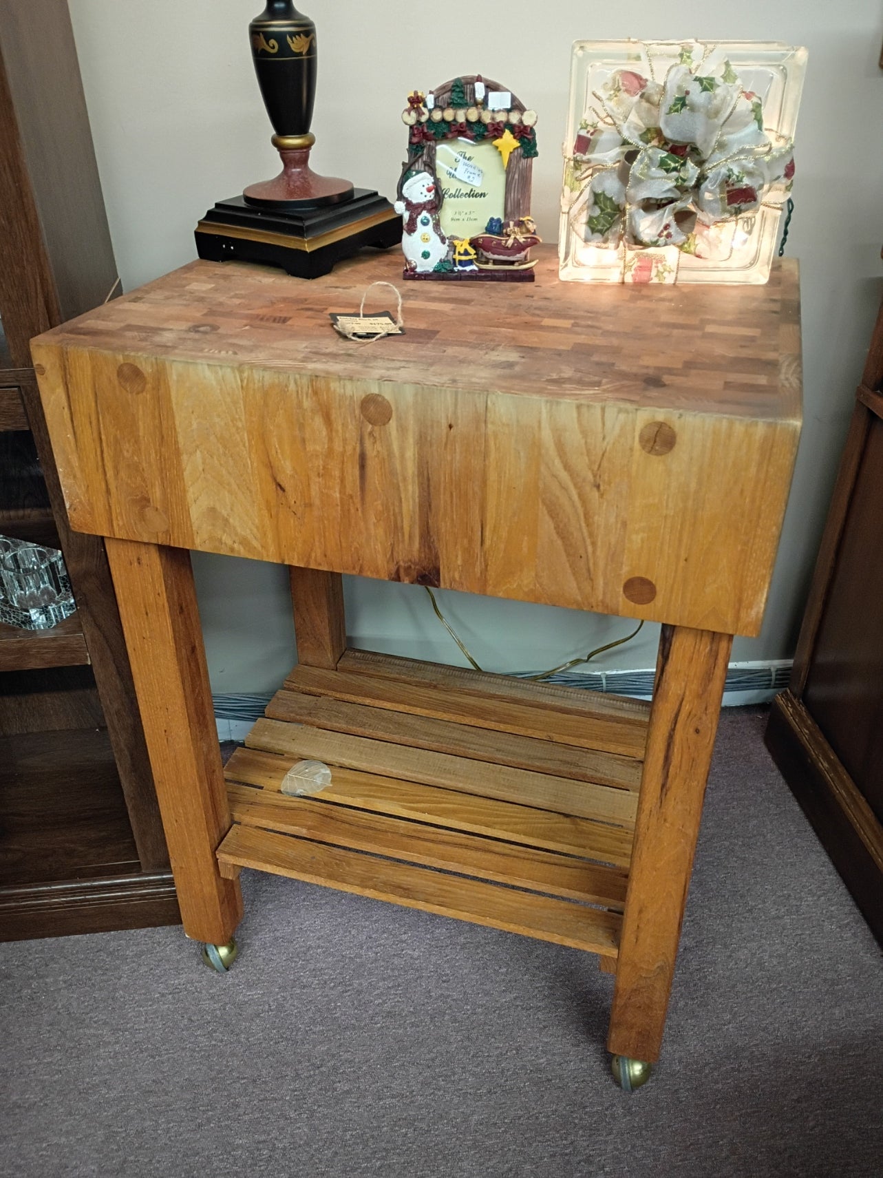 Butcher Block on Casters