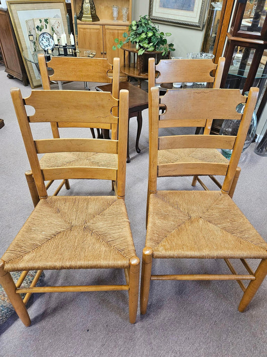 Set of 4 Ladderback Chairs