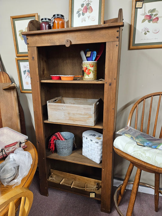 Primitive Wood Shelving Unit