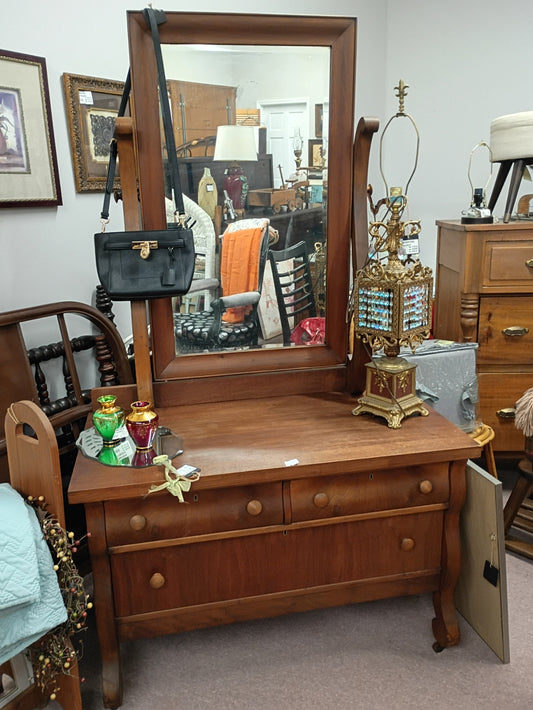 Cherry Chest of Drawers w/ Mirror