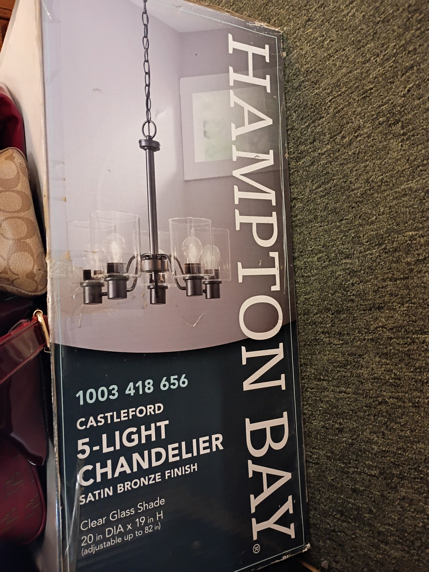 NIB Hampton Bay Chandelier