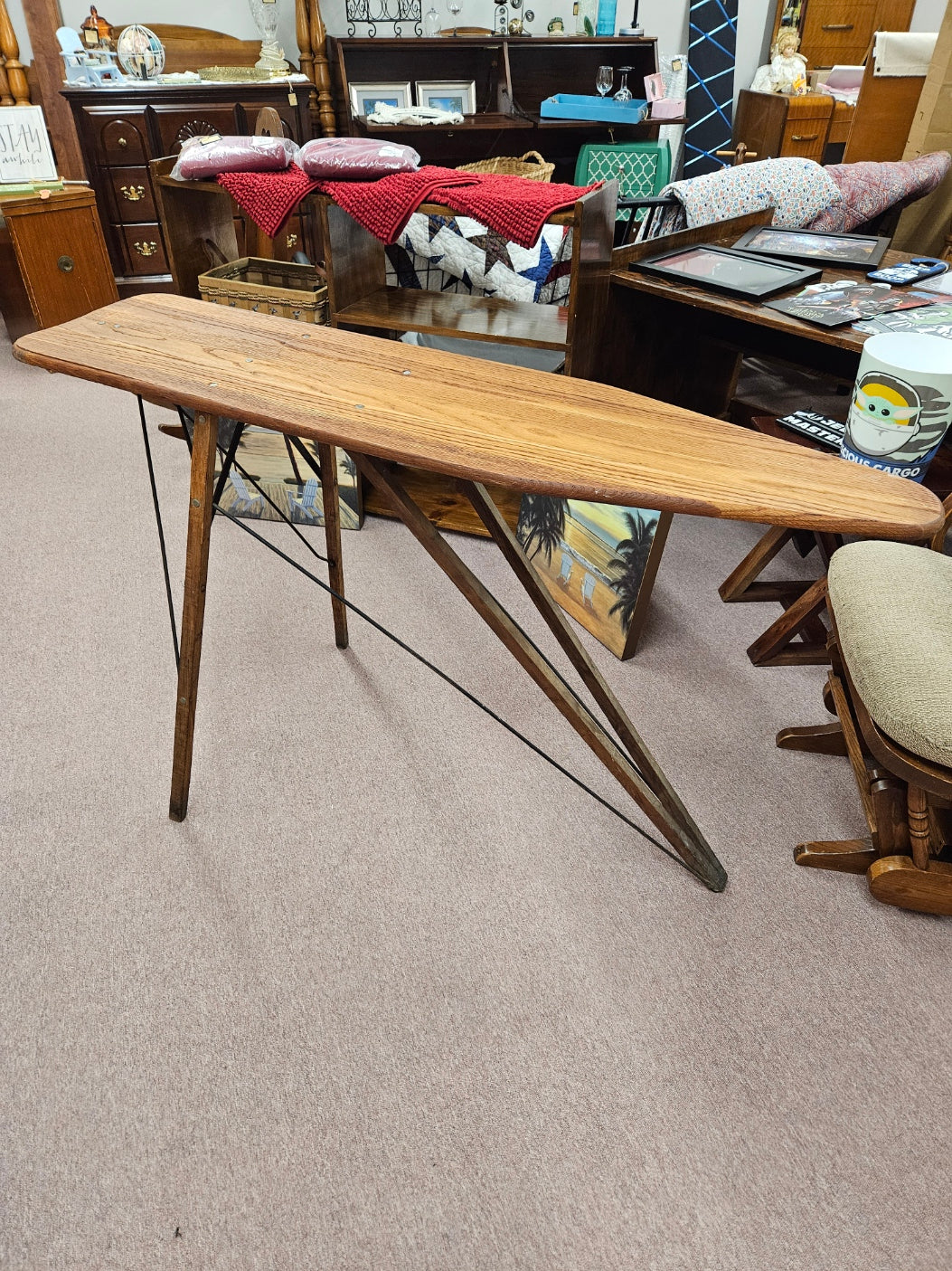 Vintage Wood Ironing Board