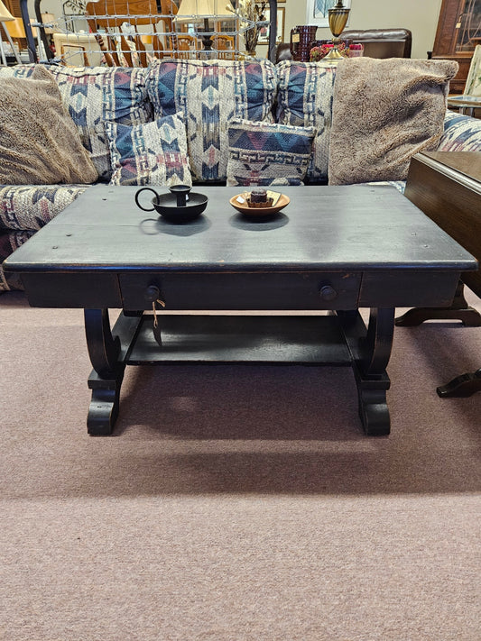 Black Primitive Coffee Table