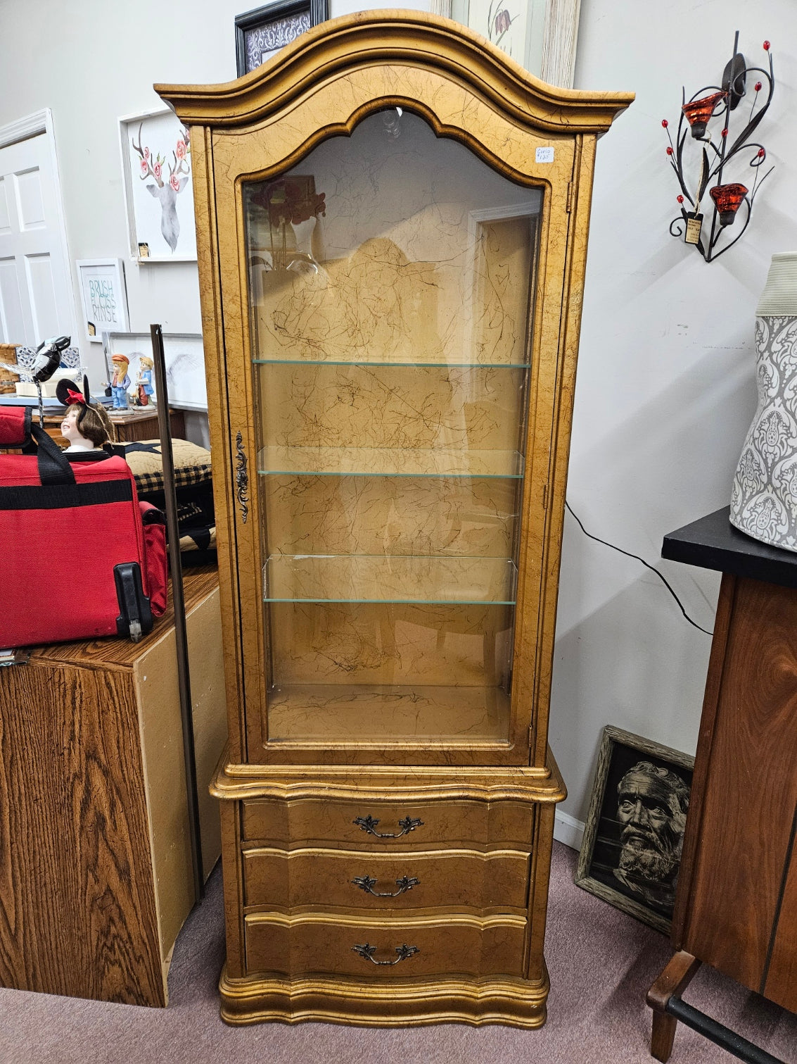 Lighted Curio Cabinet