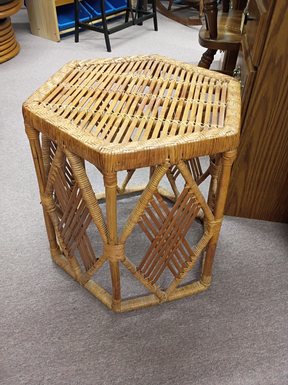 Bamboo Hexagon Table