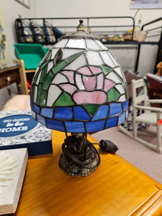 Small, Tiffany Style Table Lamp