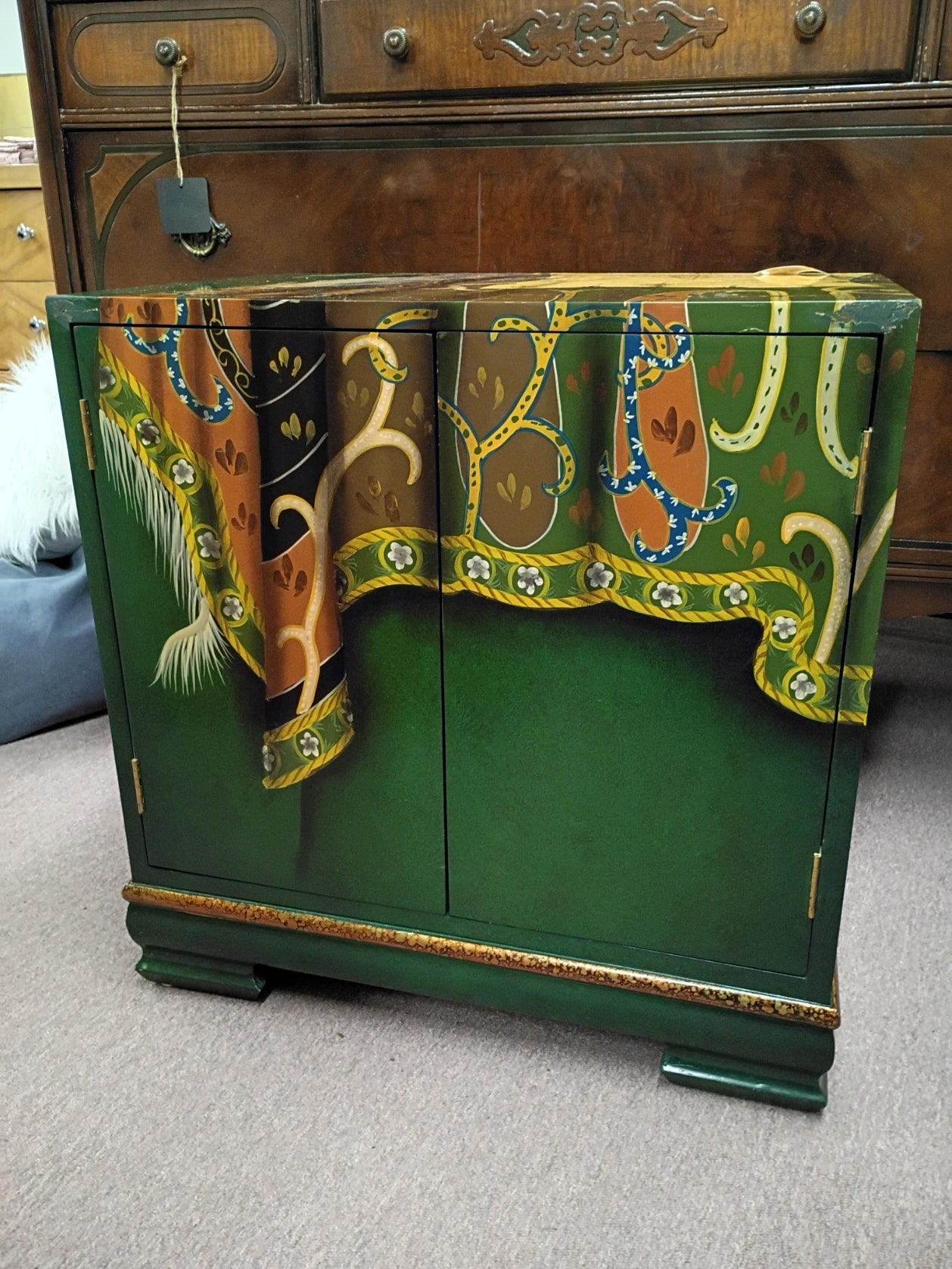 Small Painted Cabinet