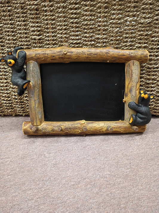 Bear Black Board w/ Hooks