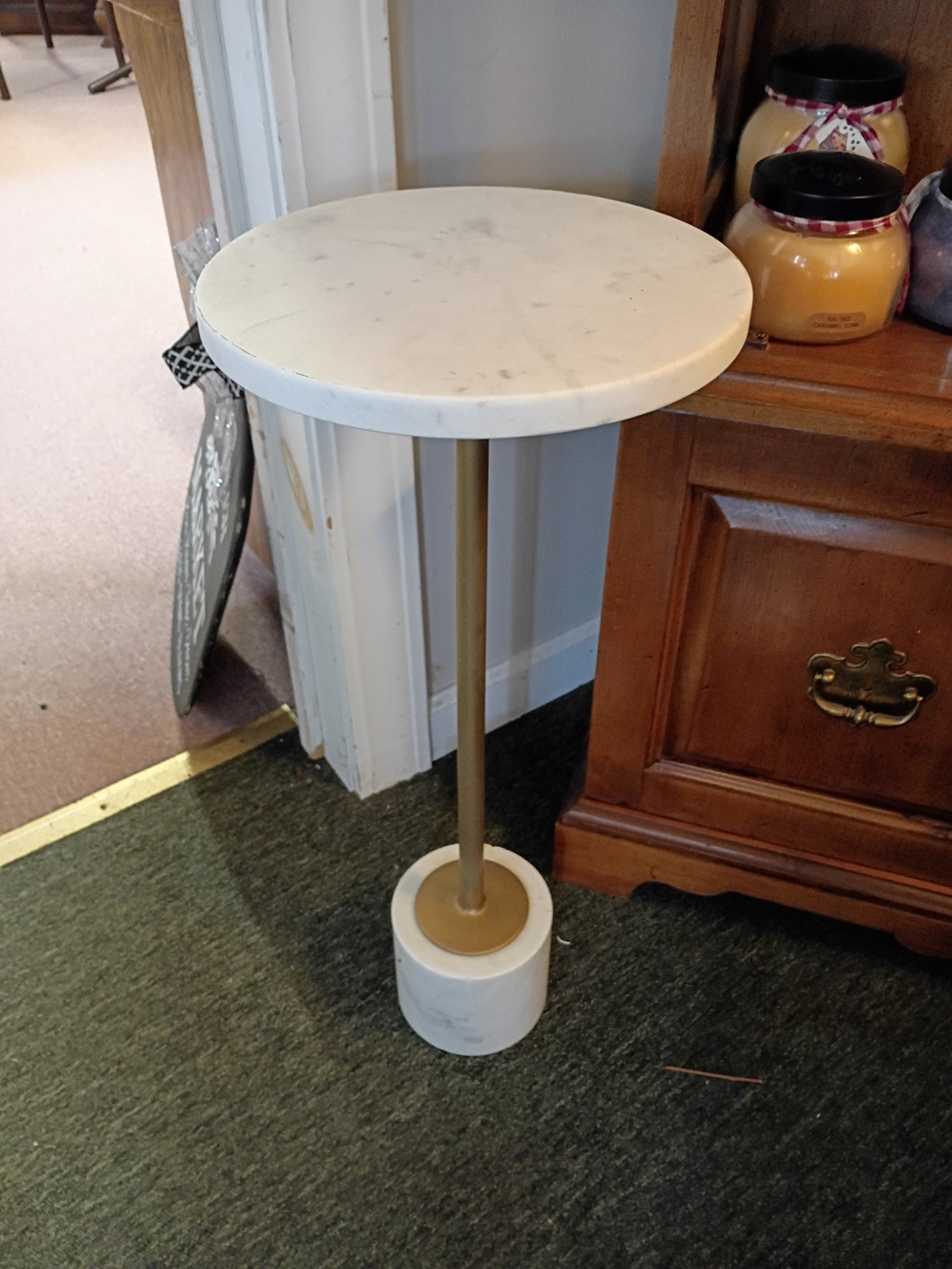Marble Plant Stand