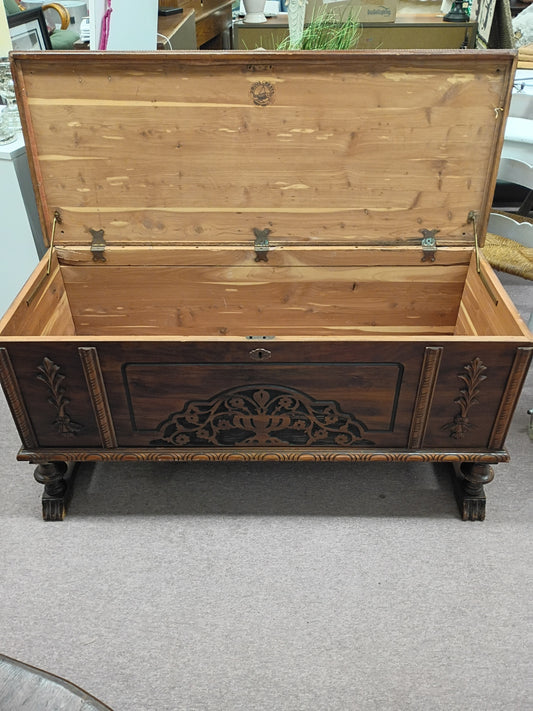 Vintage Cedar Chest on Legs