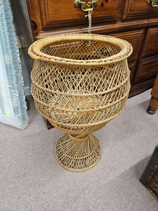 Wicker Plant Stand