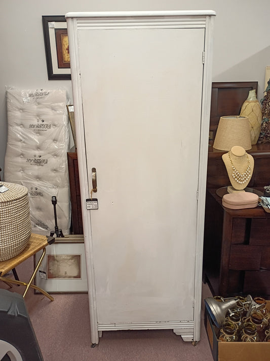 White Painted Cedar Wardrobe